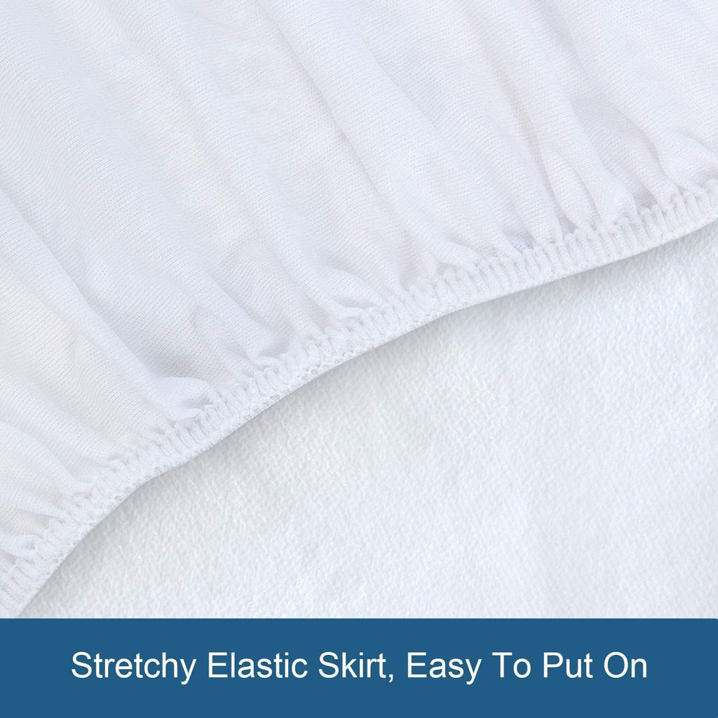 SIXLON Queen Size Mattress Protector Waterproof,Absorbent Fitted Sheet